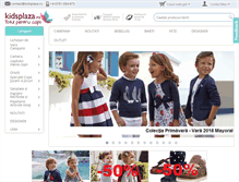 Tablet Screenshot of kidsplaza.ro
